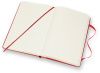 Блокнот Moleskine CLASSIC QP060R Large 130х210мм 240стр. линейка твердая обложка красный