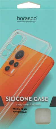 Чехол (клип-кейс) BoraSCO для Realme 10 4G 71180 прозрачный