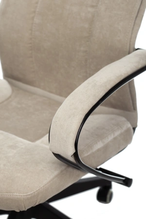 Кресло руководителя Бюрократ CH-608Fabric песочный Light-21 крестов. пластик