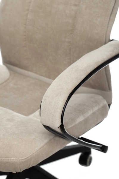 Кресло руководителя Бюрократ CH-608Fabric песочный Light-21 крестов. пластик