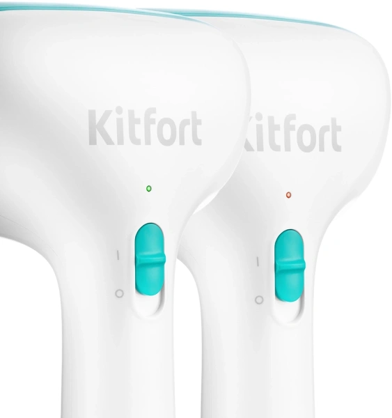 Отпариватель ручной Kitfort КТ-998-3 1000Вт бирюзовый/белый