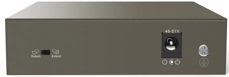 Коммутатор Tenda TEF1105P-4-63W (L2) 5x100Мбит/с 4PoE 58W неуправляемый