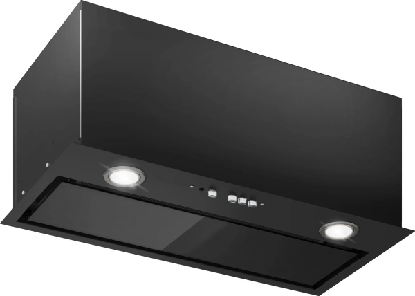 Вытяжка встраиваемая Elikor Cube 60П-1000 черный управление: кнопочное
