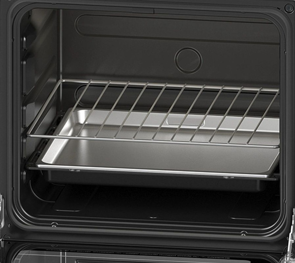 Плита Газовая Darina 1D1 GM 241 008 W белый/черный (стеклянная крышка) реш.чугун