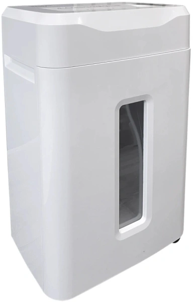 Шредер Office Kit S215N 3,9x38 белый (секр.P-4) фрагменты 22лист. 35лтр. скрепки скобы пл.карты CD