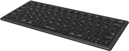 Клавиатура A4Tech Fstyler FX61 серый USB slim LED (FX61 GREY)
