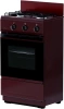 Плита Газовая Flama CG 3202 B коричневый реш.сталь