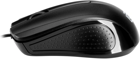 Мышь Оклик 225M черный оптическая (1200dpi) USB (3but)