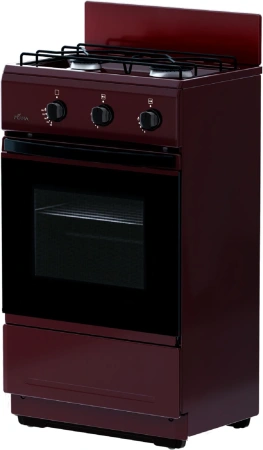 Плита Газовая Flama CG 3202 B коричневый реш.сталь