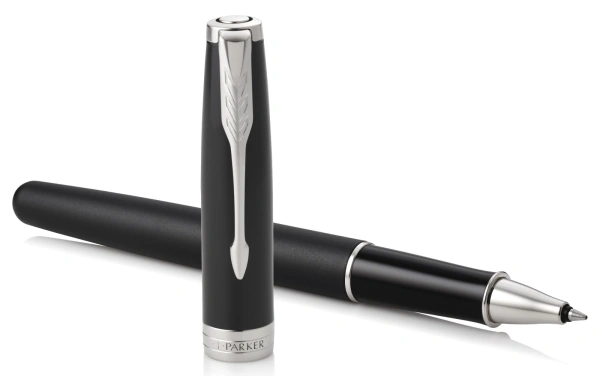 Ручка роллер Parker Sonnet Core T529 (CW1931523) Matte Black CT F черн. черн. подар.кор.