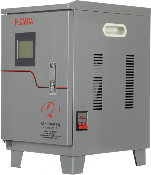 Стабилизатор напряжения Ресанта АСН-15000/1-Ц однофазный серый (63/6/11)