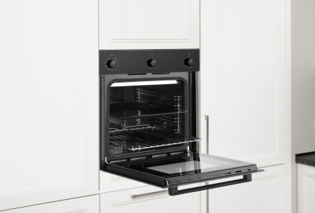 Духовой шкаф Электрический Weissgauff EOV 206 SB Black Edition черный