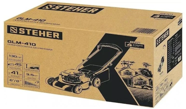 Газонокосилка роторная Steher GLM-410 2600Вт