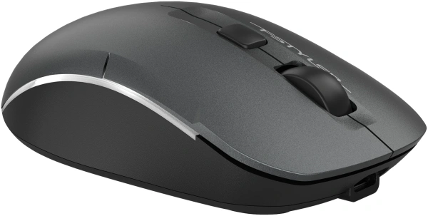 Мышь A4Tech Fstyler FB26CS Air2 серый/черный оптическая (2000dpi) silent беспроводная BT/Radio USB д