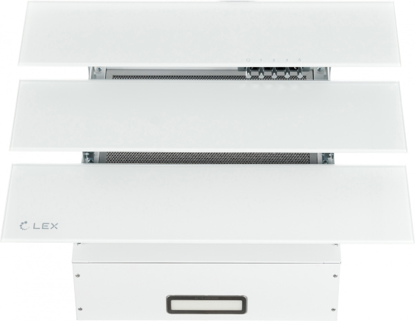 Вытяжка каминная Lex Rio G 600 белый управление: кнопочное (1 мотор)