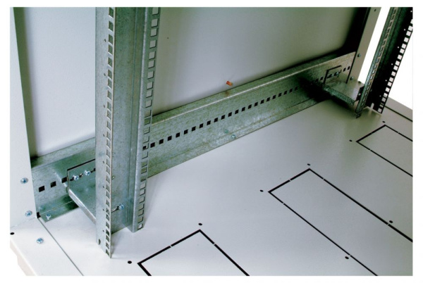 Шкаф серверный ЦМО (ШТК-М-42.8.8-3ААА) напольный 42U 800x800мм пер.дв.стал.лист задн.дв.стал.лист 2 бок.пан. 500кг серый
