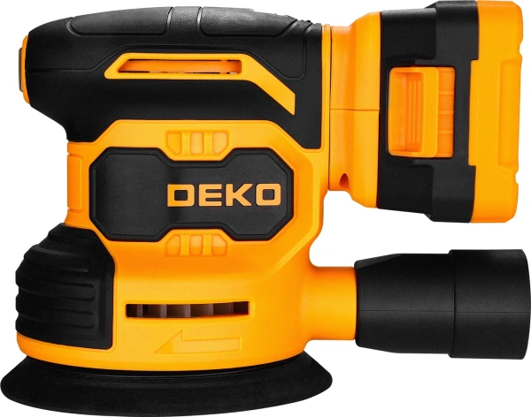 Эксцентриковая шлифмашина Deko DKCG-125 D125мм аккум. (084-1041)
