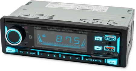 Автомагнитола Digma MCP-450 1DIN 2x45Вт 4
