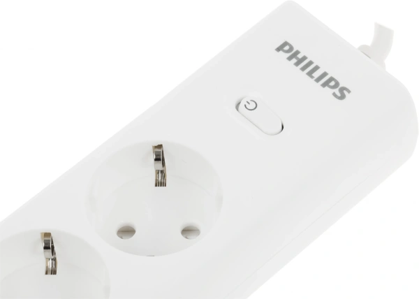 Сетевой фильтр Philips CHP2135WA/51 2м (3 розетки) белый (коробка)