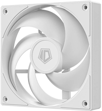 Вентилятор для корпуса ID-Cooling AS-120-W 120х120x25 белый 4-pin 27.2дБ Ret