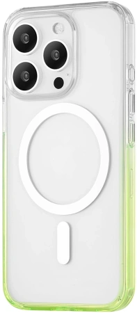 Чехол (клип-кейс) uBear для Apple iPhone 16 Pro Fusion with MagSafe лайм (CS443LM63PFS-I24M)