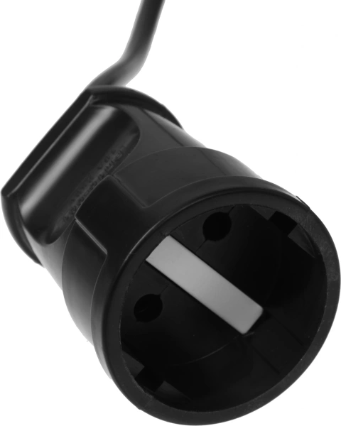 Удлинитель силовой Зубр 55023-30 2x0.75кв.мм 1розет. 30м ПВС 10A без катушки черный