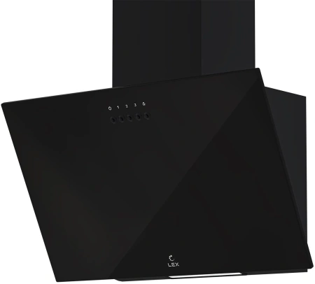 Вытяжка каминная Lex Moza 500 черный управление: кнопочное (1 мотор)