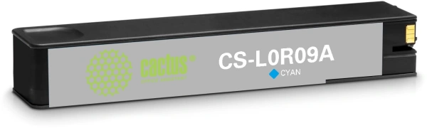 Картридж струйный Cactus CS-L0R09A 981X голуб.пигм. (150мл) для HP PageWide 556dn Enterprise/586dn