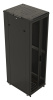 Шкаф коммутационный Hyperline (TTB-4266-DD-RAL9004) напольный 42U 600x600мм пер.дв.перфор. задн.дв.перфор. 2 бок.пан. 800кг черный 510мм 2055мм IP20 сталь