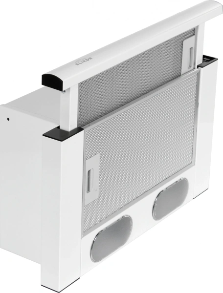 Вытяжка встраиваемая Elikor Интегра 50П-400-В2Л белый управление: кнопочное (1 мотор)