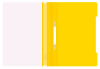 Папка-скоросшиватель Бюрократ Люкс -PSL20YEL A4 прозрач.верх.лист пластик желтый 0.14/0.18