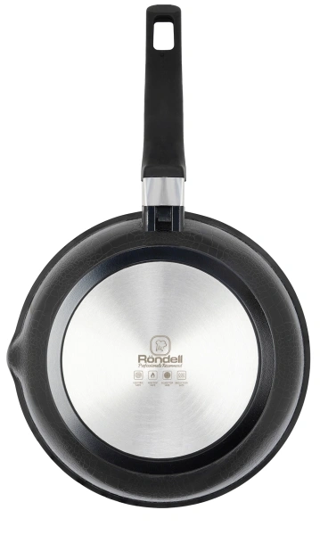 Сковорода Rondell Escurion RDA-867 круглая 24см покрытие: Xylan Plus ручка съемная (без крышки) черный