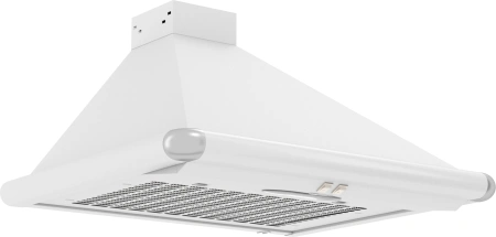 Вытяжка каминная Elikor Сатурн 60П-180-В1Л белый/хром управление: ползунковое (1 мотор)