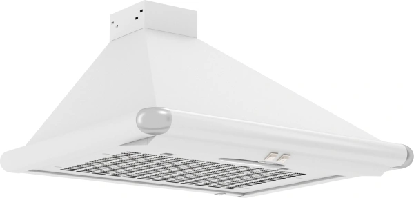 Вытяжка каминная Elikor Сатурн 60П-180-В1Л белый/хром управление: ползунковое (1 мотор)