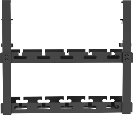 Кабель-канал Cactus CS-CM-400-2BK для столов 40x13.4x34.2см черный