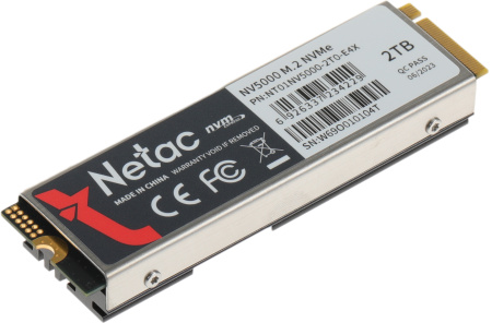 Накопитель SSD Netac PCI-E 4.0 x4 2Tb NT01NV5000-2T0-E4X NV5000 M.2 2280