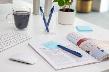 Ручка роллер Parker IM Monochrome T328 (CW2172965) Blue PVD F черн. черн. подар.кор.