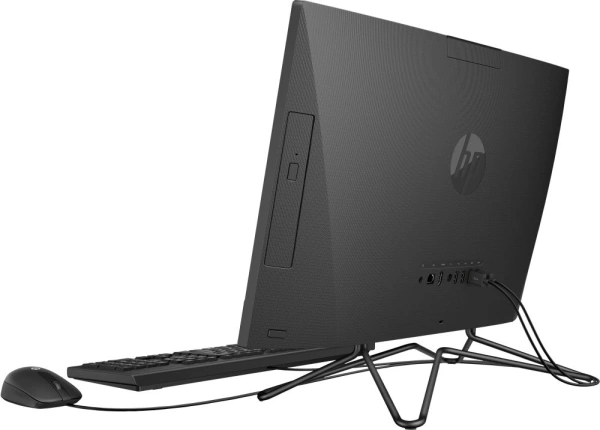 Моноблок HP 200 G4 21.5" Full HD i5 1235U (1.3) 8Gb SSD512Gb Iris Xe DVDRW CR Free DOS GbitEth WiFi BT 65W клавиатура мышь Cam черный 1920x1080