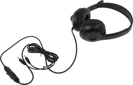 Наушники с микрофоном A4Tech Fstyler FH100 черный 2м накладные оголовье (FH100 (STONE BLACK))