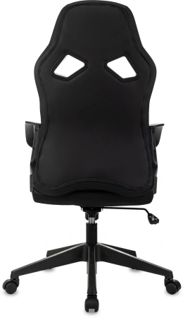 Кресло игровое Zombie 300 черный/красный эко.кожа крестов. пластик