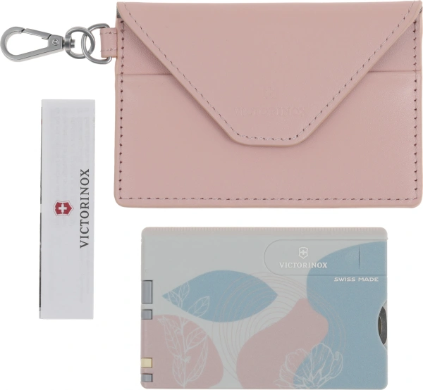Швейцарская карта Victorinox Swiss Card Classic Paris Style (0.7100.E221) розовый коробка подарочная