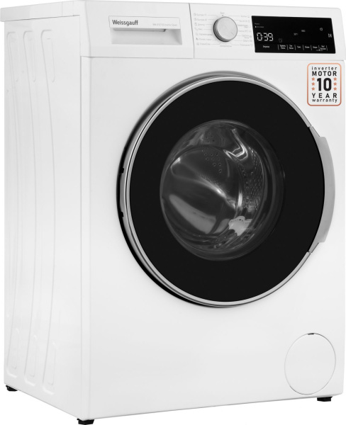 Стиральная машина Weissgauff WM 49127 DS Inverter Steam класс: A+++ загр.фронтальная макс.:7кг белый инвертер