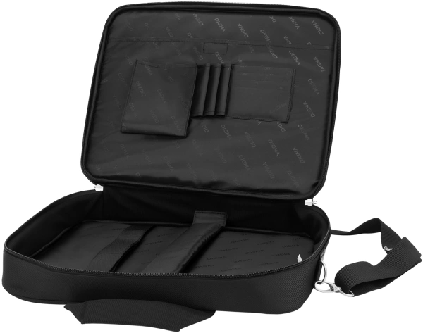 Сумка для ноутбука 15.6" Digma HC-212 черный/красный полиэстер (HC212BKR)