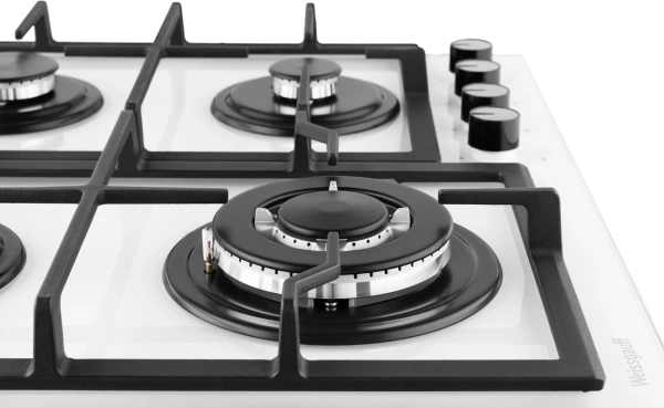 Газовая варочная поверхность Weissgauff HGG 641 WGL белый