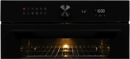 Духовой шкаф Электрический Hyundai HEO 6745 BG черное стекло