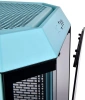 Корпус Thermaltake The Tower 300 Turquoise голубой без БП miniITX 7x120mm 5x140mm 2xUSB3.0 audio bot