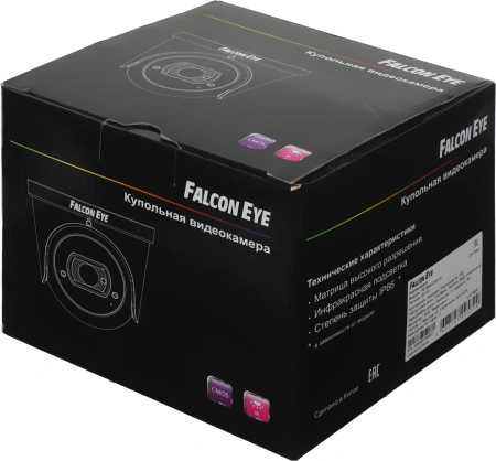 Камера видеонаблюдения аналоговая Falcon Eye FE-MHD-DV5-35 2.8-12мм HD-CVI HD-TVI цветная корп.:белый