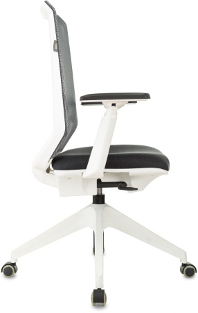 Кресло Бюрократ MC-W611NL серый TW-04 38-417 сетка/ткань крестов.4-луч. пластик пластик белый