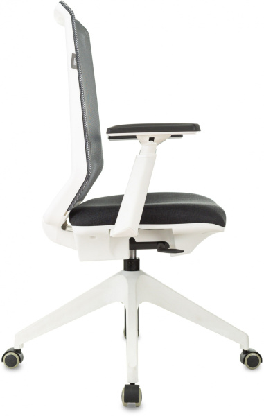 Кресло Бюрократ MC-W611NL серый TW-04 38-417 сетка/ткань крестов.4-луч. пластик пластик белый