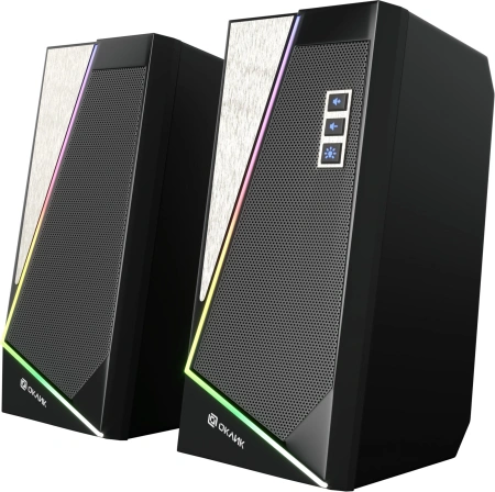 Колонки Оклик OK-125 2.0 черный 12Вт